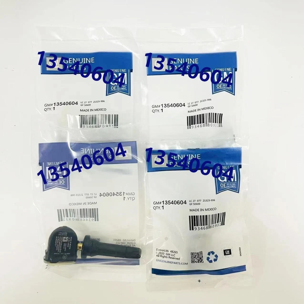 4x TPMS 13540604 Tire Pressure Sensor Buick Chevrolet Cadillac Escalade 4x TPMS 13540604 Tire Pressure Sensor Buick Chevrolet Cadillac Escalade