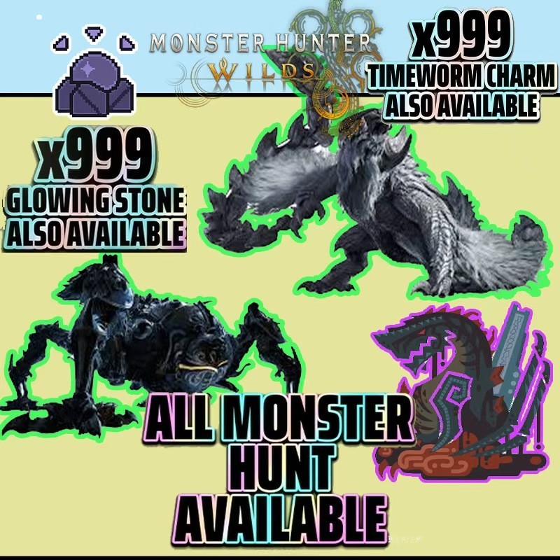 Monster Hunter Wilds Charms Talisman Glowing Stone OMEGA PLANETES Gogmazios HUNT Monster Hunter Wilds Charms Talisman Glowing Stone OMEGA PLANETES Gogmazios HUNT