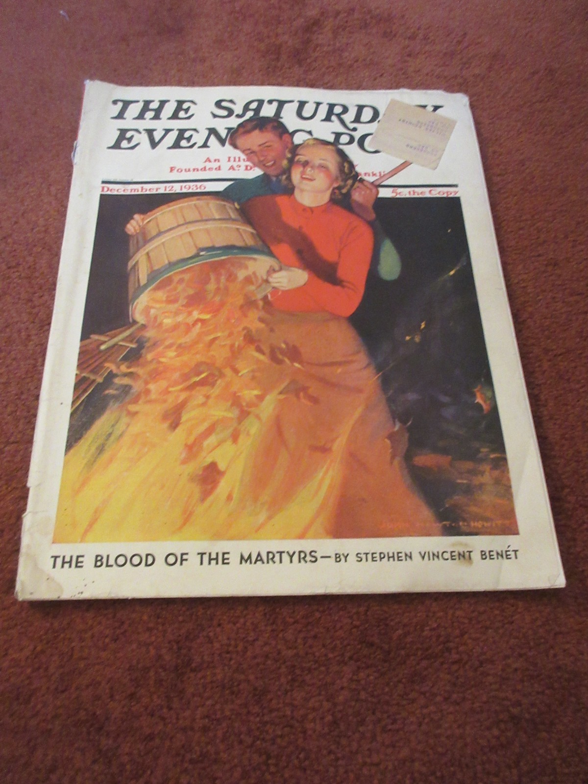The Saturday Evening Post, Dec. 12, 1936 - \