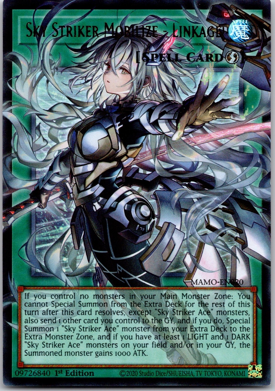 Sky Striker Mobilize - Linkage Ultra Rare Magnificent Monsters MAMO-EN020 NM