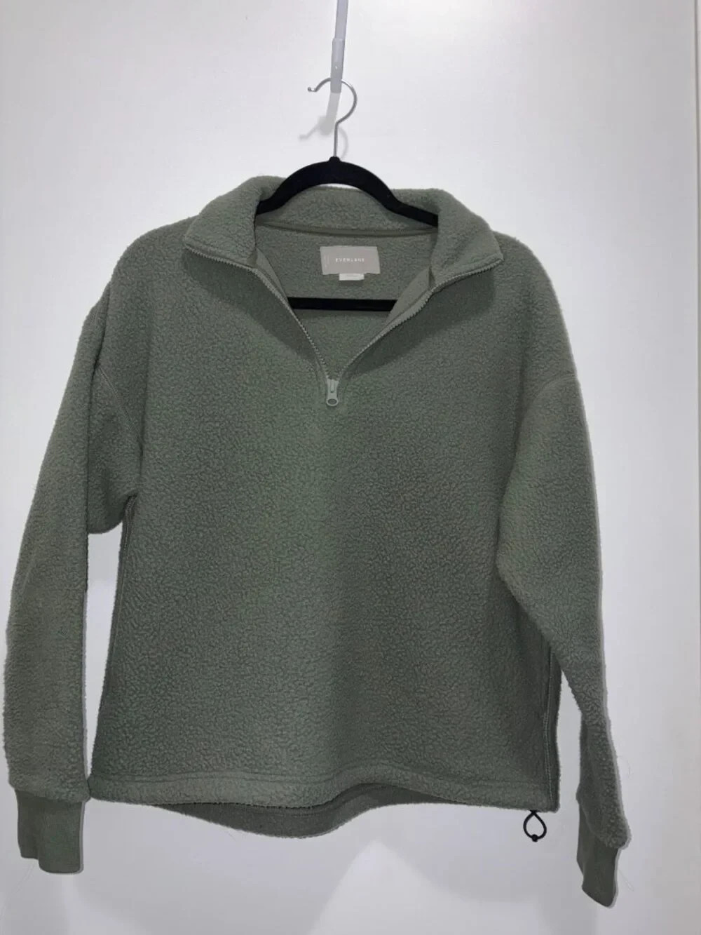 Everlane ReNew Fleece Half-Zip Pullover Size Small