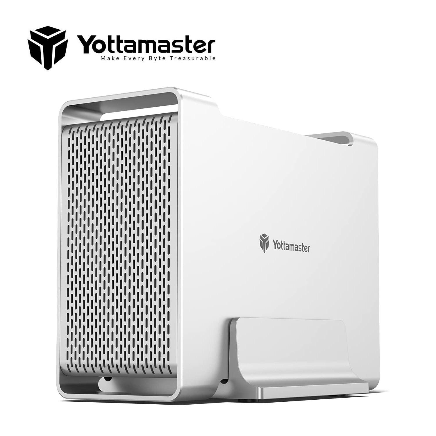 Yottamaster 2 Bay RAID Hard Drive Enclosure USB3.1 Gen2 For 3.5\
