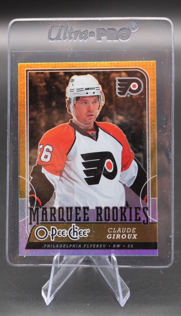 2008-09 OPC Claude Giroux Marquee RC Rainbow Foil #514 NM/MT Philadelphia Flyers 2008-09 OPC Claude Giroux Marquee RC Rainbow Foil #514 NM/MT Philadelphia Flyers