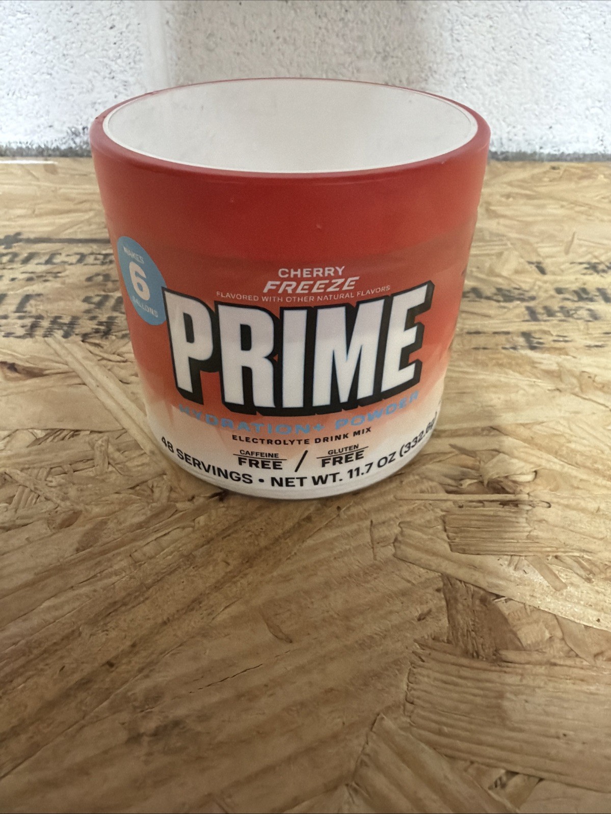 PRIME Hydration+ Powder - Cherry Freeze 48 Servings - NEW SEALED-Expire 2/28