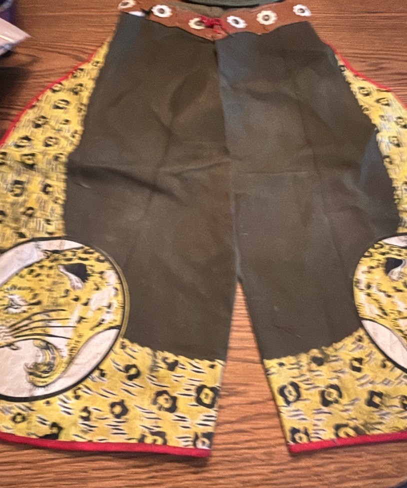 Child’s Vtg 1940’s Child’s Safari Cowboy Halloween Costume Pants Hat Play