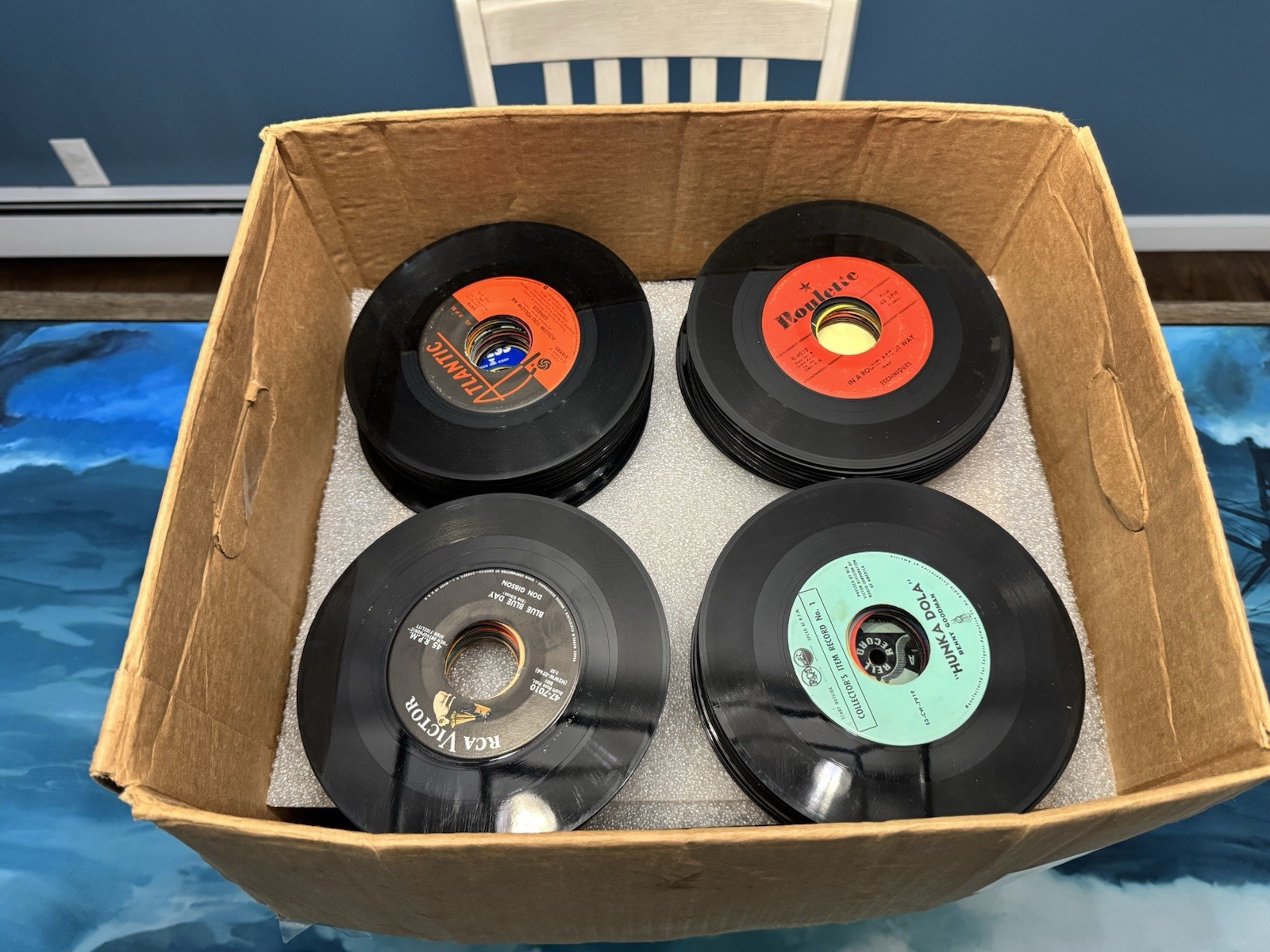 QTY 450 - Bulk Lot Of 7’’ 45, Mixed Genres, Mixed Condition (VG, VG+)