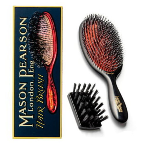 Mason Pearson Popular Mix / BN1 Dark Ruby Hairbrush 22.9 x 7.7 cm (9 in x 3 in)
