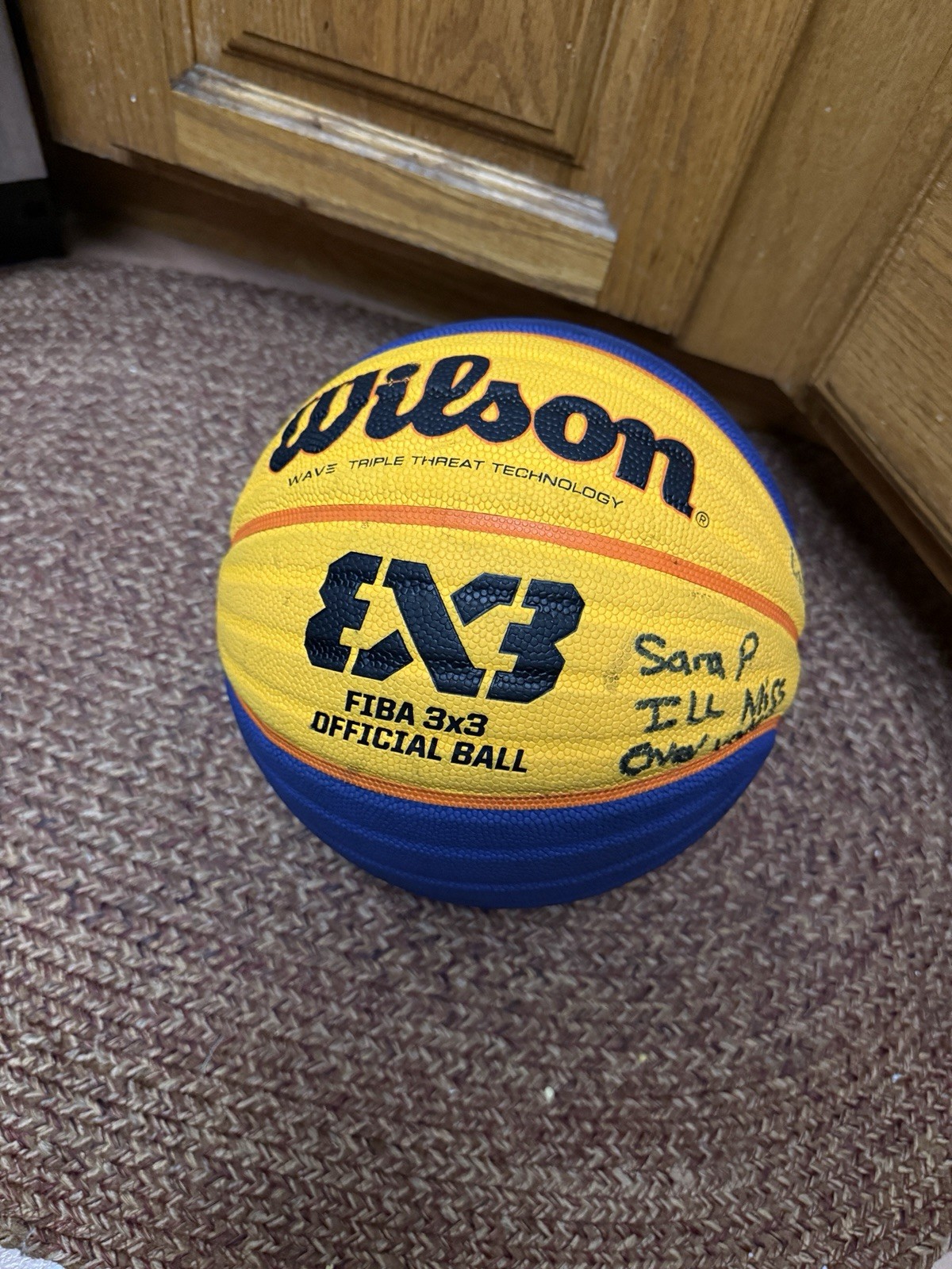 Wilson WTB0533 EX3 BasketBall Official FIBA 3 x 3 Game Ball Size 6 Outdoor