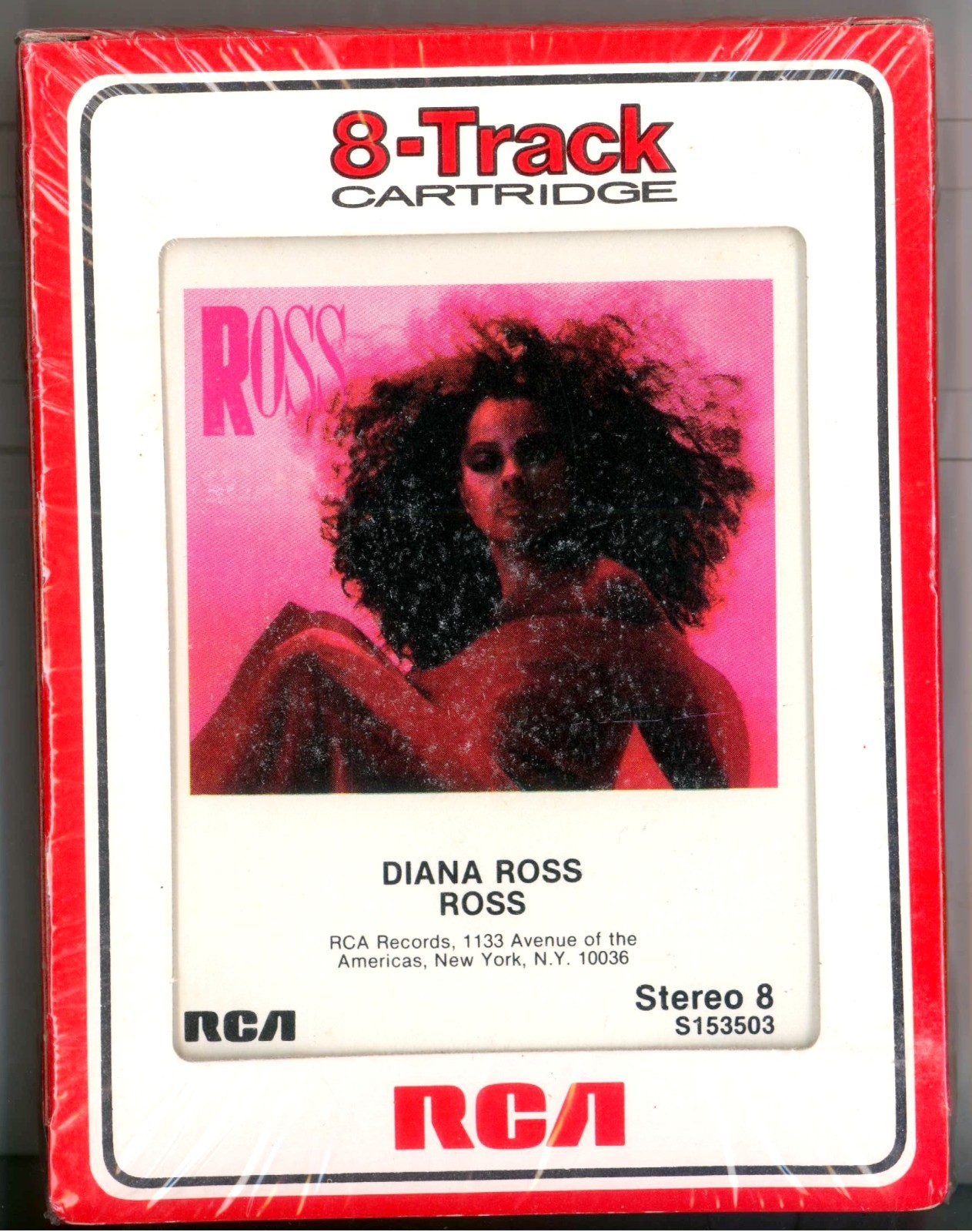Diana Ross - Ross - RCA (EXTREAMLY RARE ON 8 TRACK TAPE) FACTORY SEALED NEW