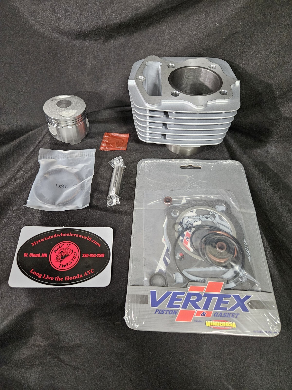 Honda ATC TOP END KIT atc200s 200s 185s ATC185S Piston gaskets,seals CYLINDER Honda ATC TOP END KIT atc200s 200s 185s ATC185S Piston gaskets,seals CYLINDER