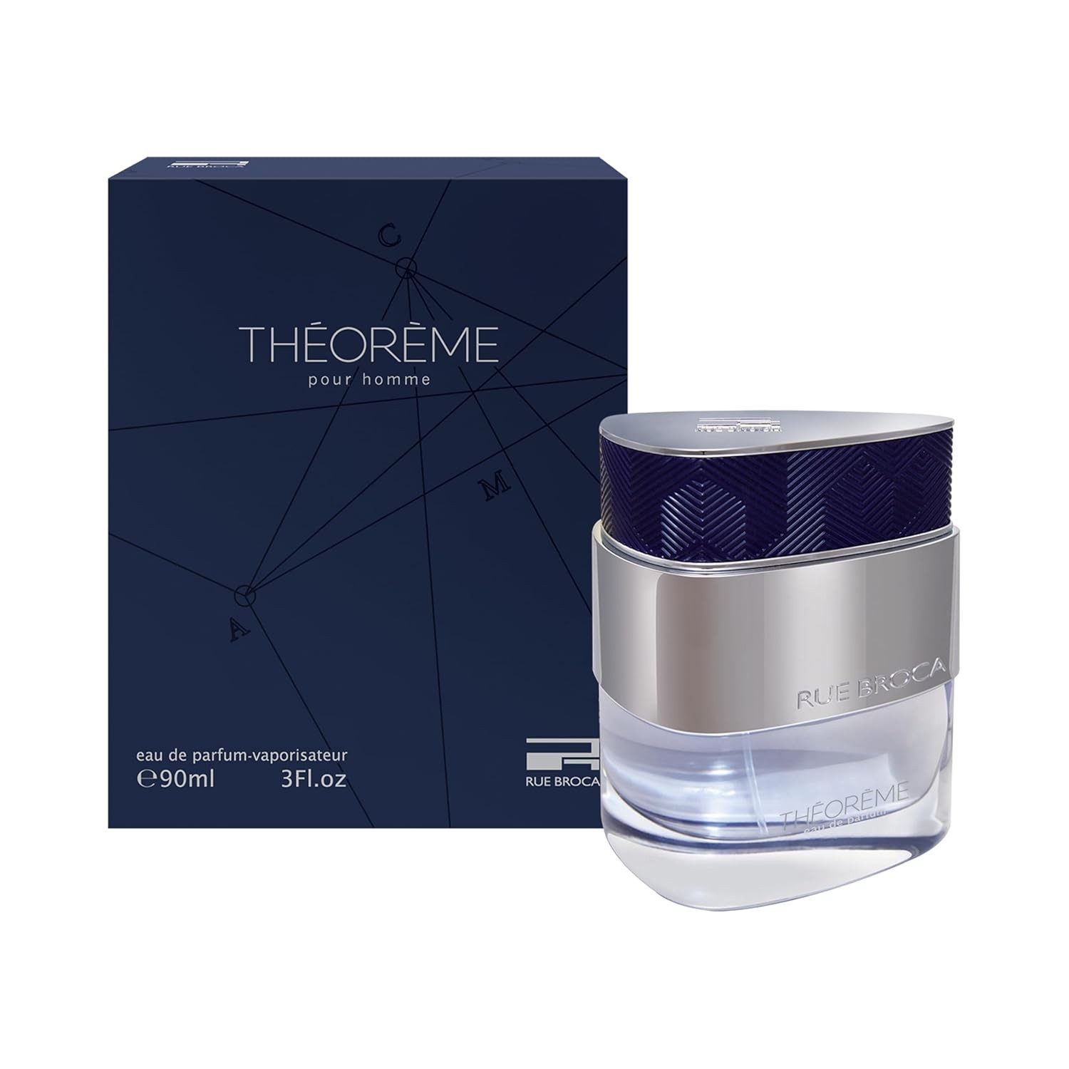 Rue Broca Theoreme Eau de Parfum Spray For Men, 3.0 Fl. Oz – Bold and Masculine Rue Broca Theoreme Eau de Parfum Spray For Men, 3.0 Fl. Oz – Bold and Masculine