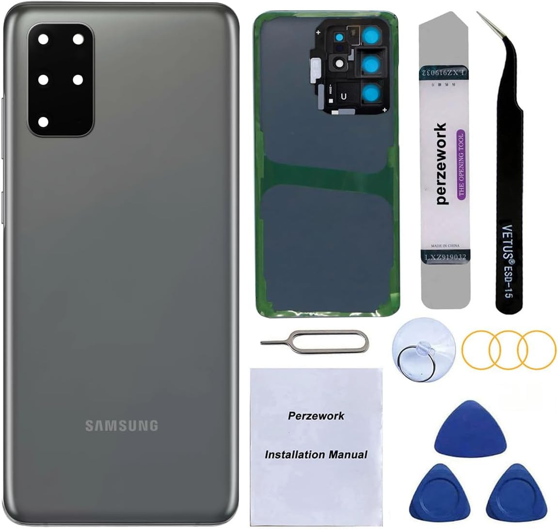 OEM Rear Back Glass Replacement for Samsung Galaxy S20+ plus 6.7 Inches with Rep OEM Rear Back Glass Replacement for Samsung Galaxy S20+ plus 6.7 Inches with Rep