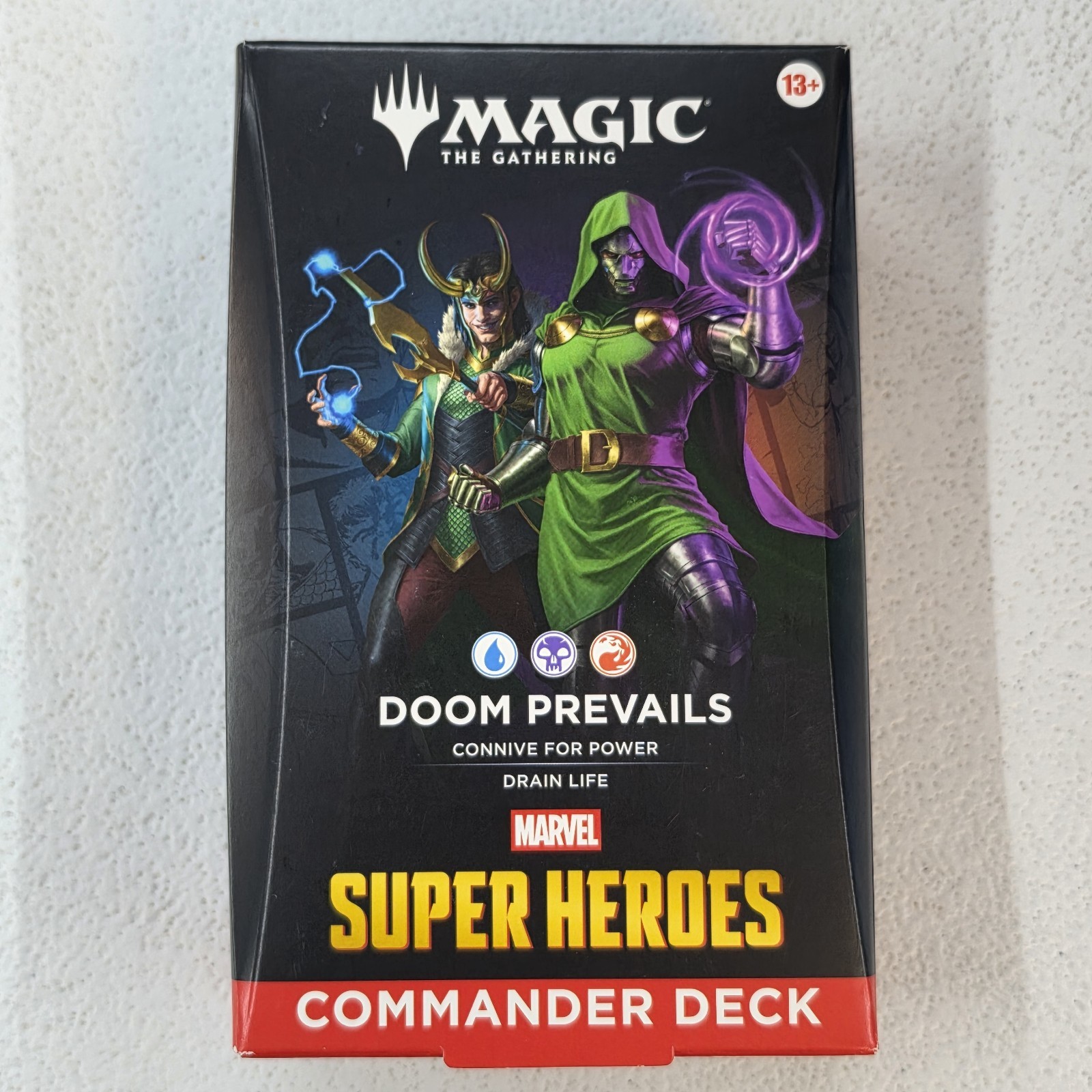 Marvel Super Heroes Commander Deck Doom Prevails MTG - Brand New Sealed