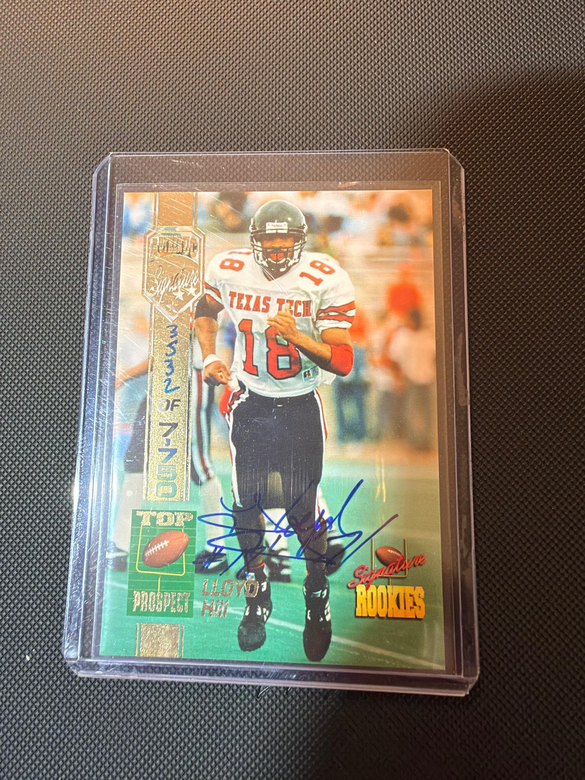 1994 Signature Rookies #18 Lloyd Hill Autographs #/7750 1994 Signature Rookies #18 Lloyd Hill Autographs #/7750