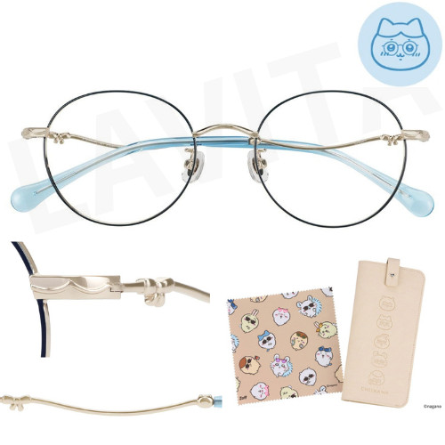Chiikawa Hachiware Eyeglass Glasses Frame Blue Navy ZOFF ZY262003-72E1 Japan 