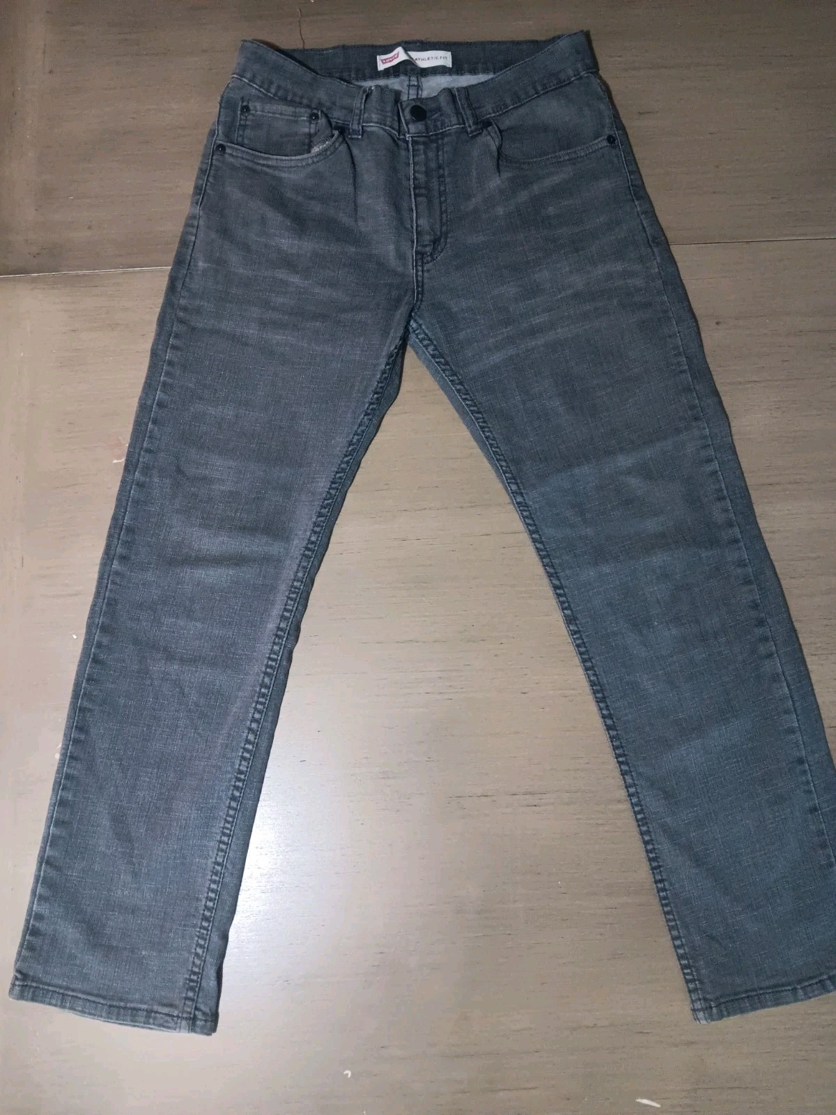  Levi\'s Boys 541 Athletic Taper Jeans — Gray (Size 16 Regular / 28x28)