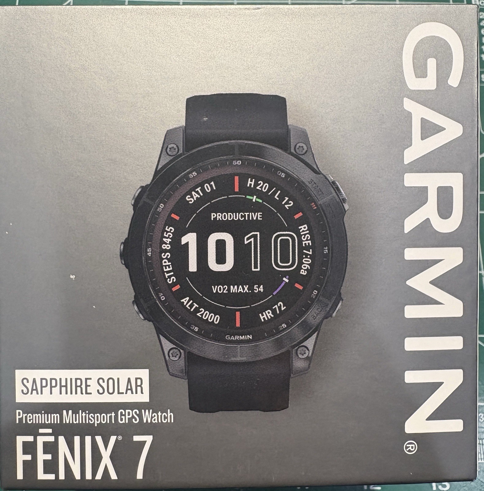 Garmin Fenix 7 Sapphire Solar 47mm - Black (010-02540) Garmin Fenix 7 Sapphire Solar 47mm - Black (010-02540)
