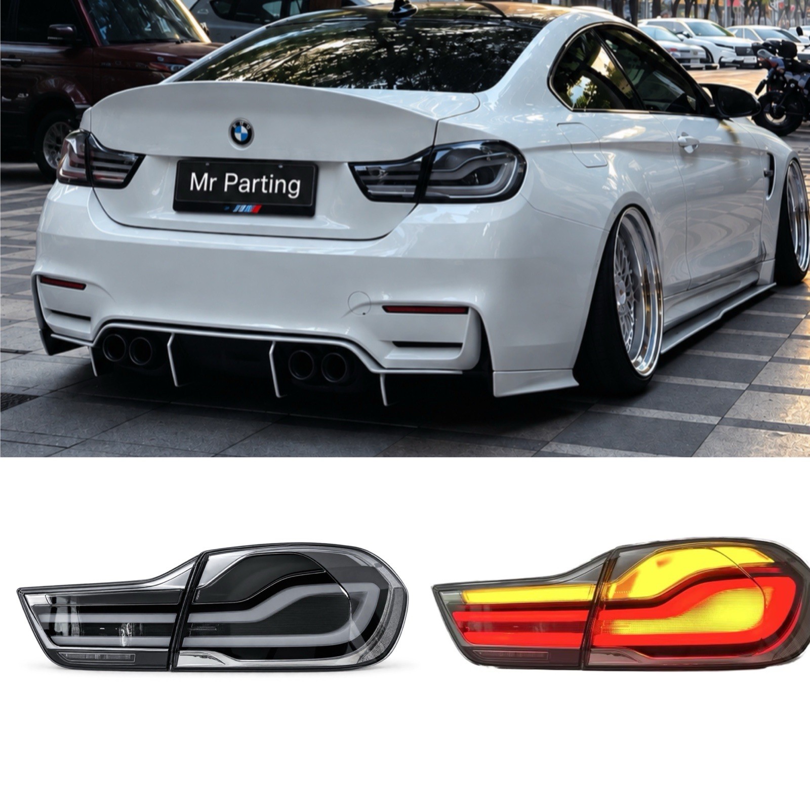 2014-2020 BMW 4 Series F32 F82 M4 428i 430i 435i 440i Clear LED Tail Lights