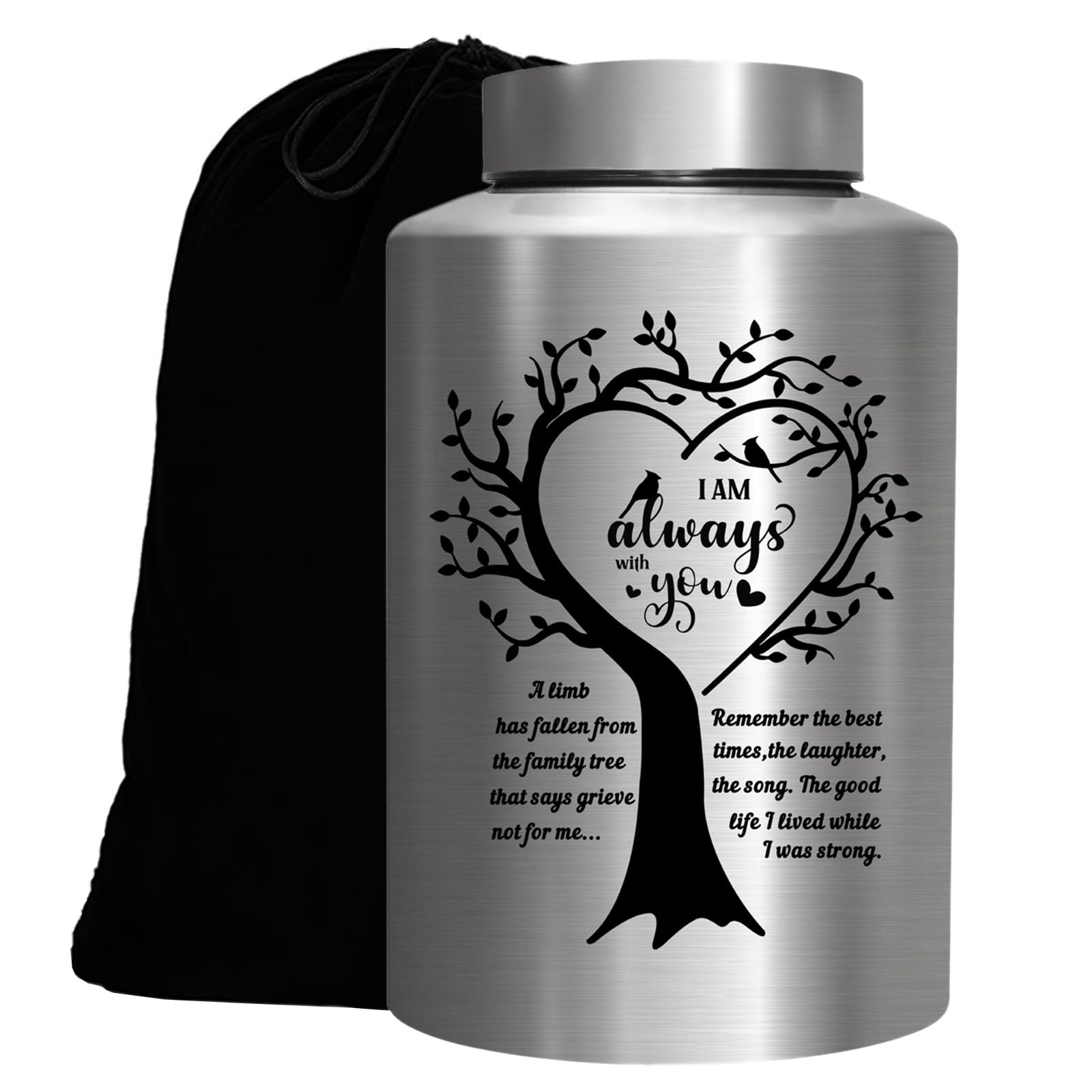 WAVITA Large Cremation Urn Adult Human Ashes up to 220 lbs