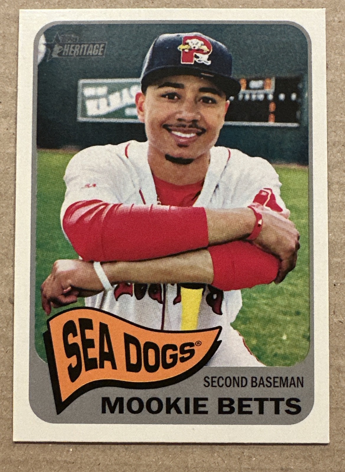 2014 Topps Heritage Minor League Edition - Mookie Betts #217 (RC)