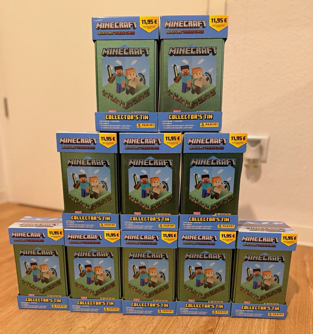 14x 2020 Panini Minecraft Adventure Tin Box 32 Cards 3 Limited Edition Steve ? 14x 2020 Panini Minecraft Adventure Tin Box 32 Cards 3 Limited Edition Steve ?