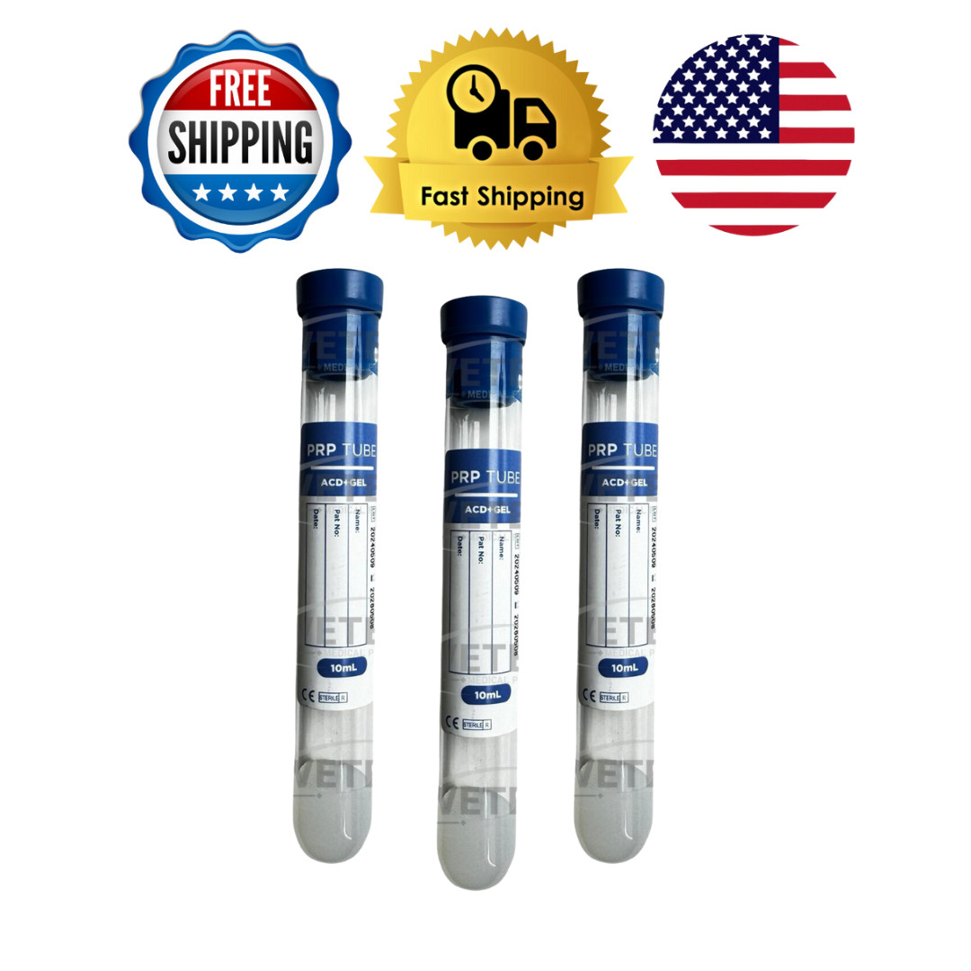 Platelet-Rich Plasma  Tubes with ACD, Gel Separator PET(10ML)