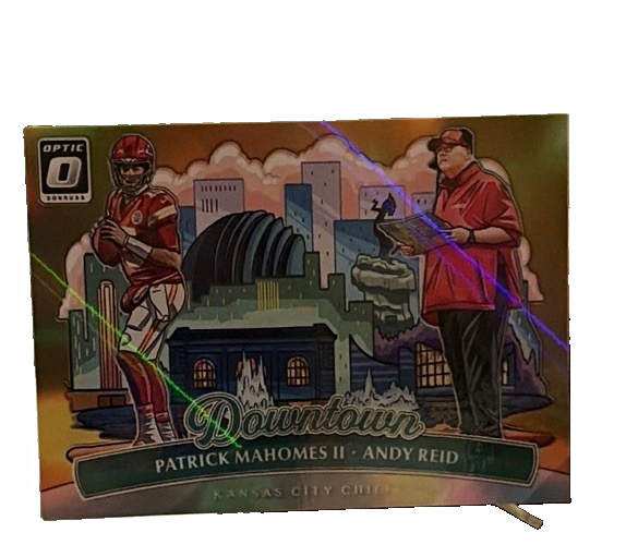 Panini 2025 Donruss Optic Downtown Duos Downtown #14 Mahomes II Reid Chiefs Panini 2025 Donruss Optic Downtown Duos Downtown #14 Mahomes II Reid Chiefs