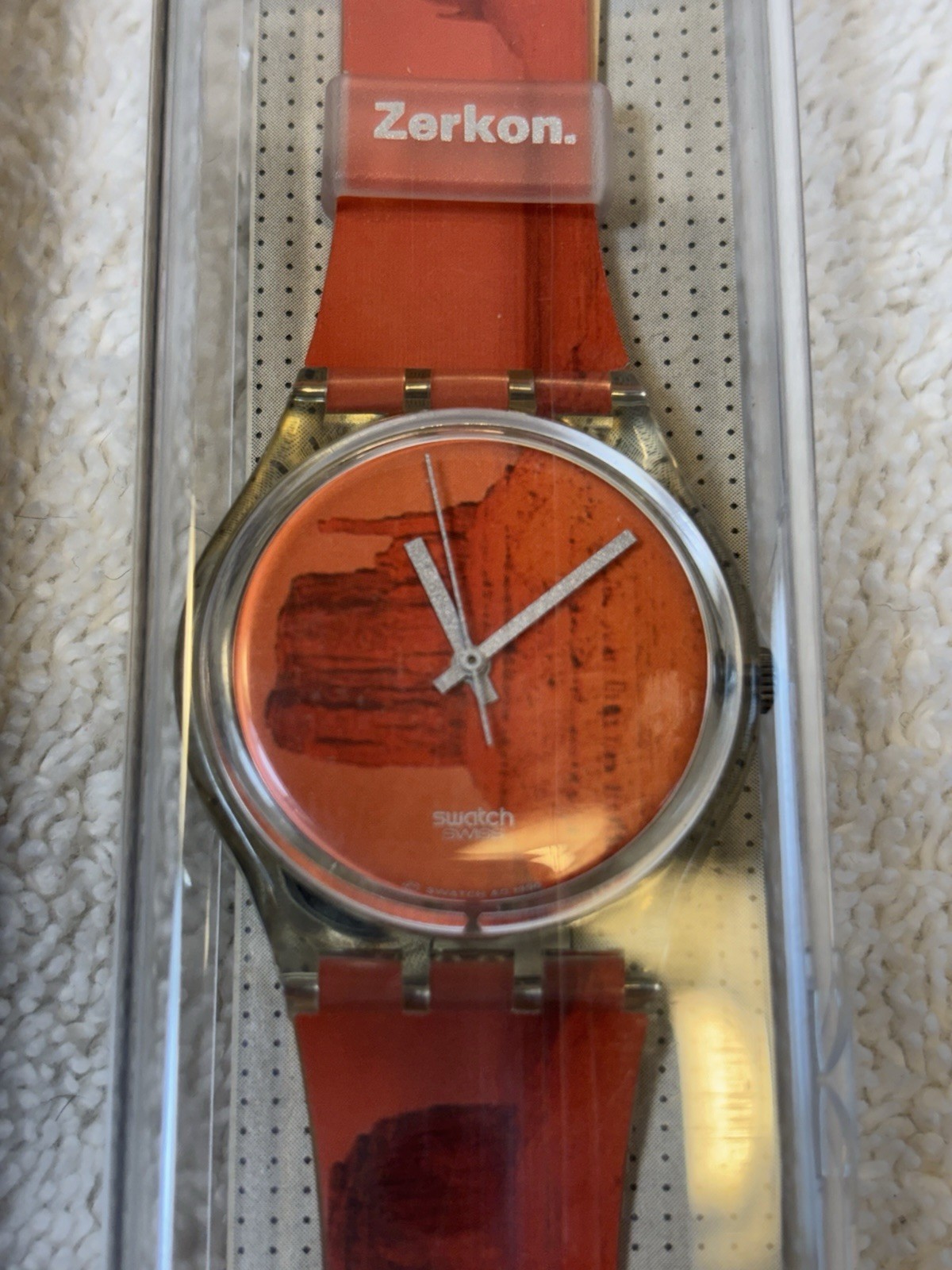 VTG Swatch Watch ZERKON GK240 with Case & Papers 1997 ELEMENTS New Battery NOS VTG Swatch Watch ZERKON GK240 with Case & Papers 1997 ELEMENTS New Battery NOS