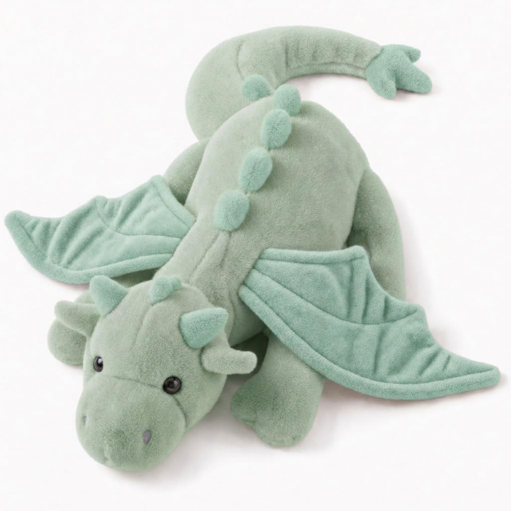ARELUX Large 36in Cute Dragon Stuffed Animals Plush Toy Soft Green Pterosaur ... ARELUX Large 36in Cute Dragon Stuffed Animals Plush Toy Soft Green Pterosaur ...