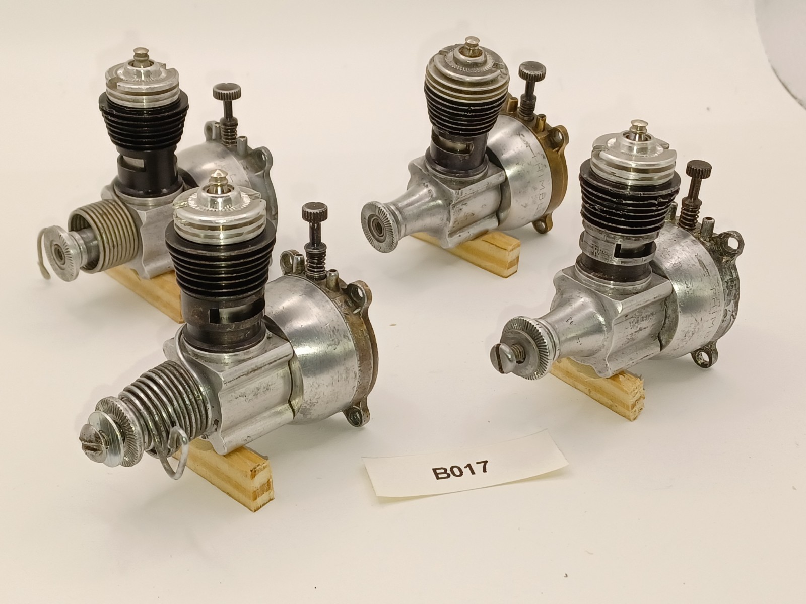 Vintage Cox .049 Model Airplane Engines Lot of 4 - Thimble-Drome