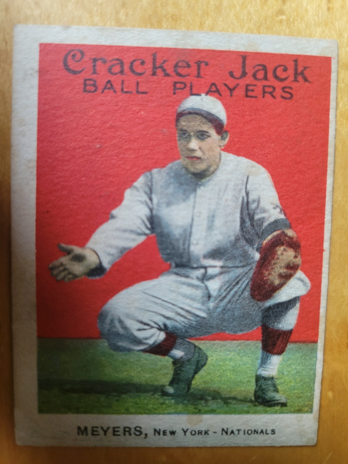 1915 Cracker Jack Ball Players MEYERS, New York - Nationals #71