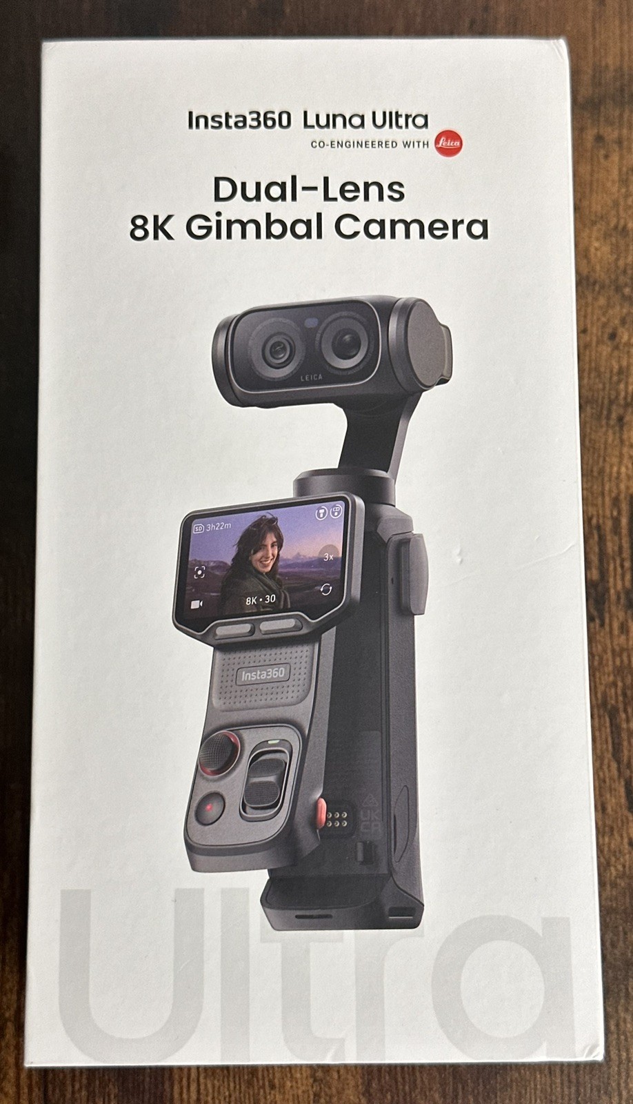 Insta360 Luna Ultra Dual-Lens 8k 120MP 3-Axis Gimbal Camera 217-263050 Insta360 Luna Ultra Dual-Lens 8k 120MP 3-Axis Gimbal Camera 217-263050