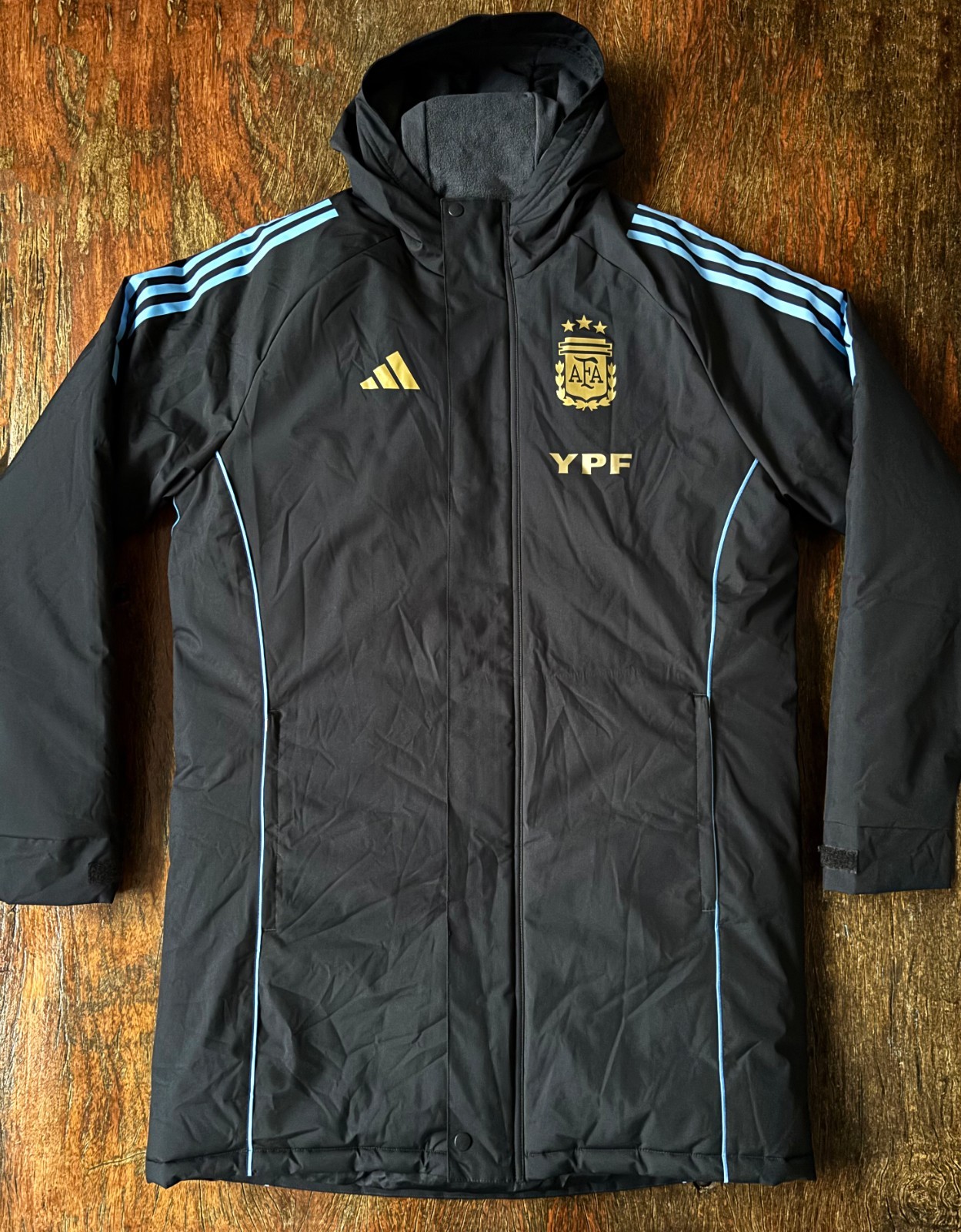 Argentina Adidas 2024 Messi player issue big jacket Parka.
