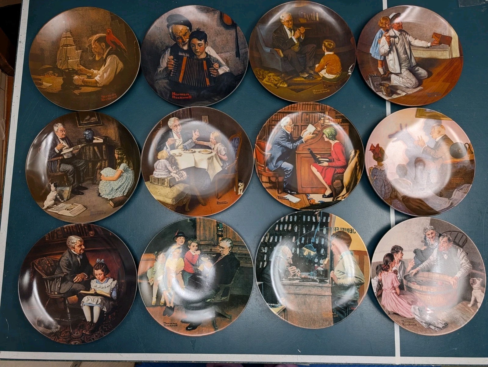 Vtg Norman Rockwell Knowles Collector Plates \ Vtg Norman Rockwell Knowles Collector Plates \