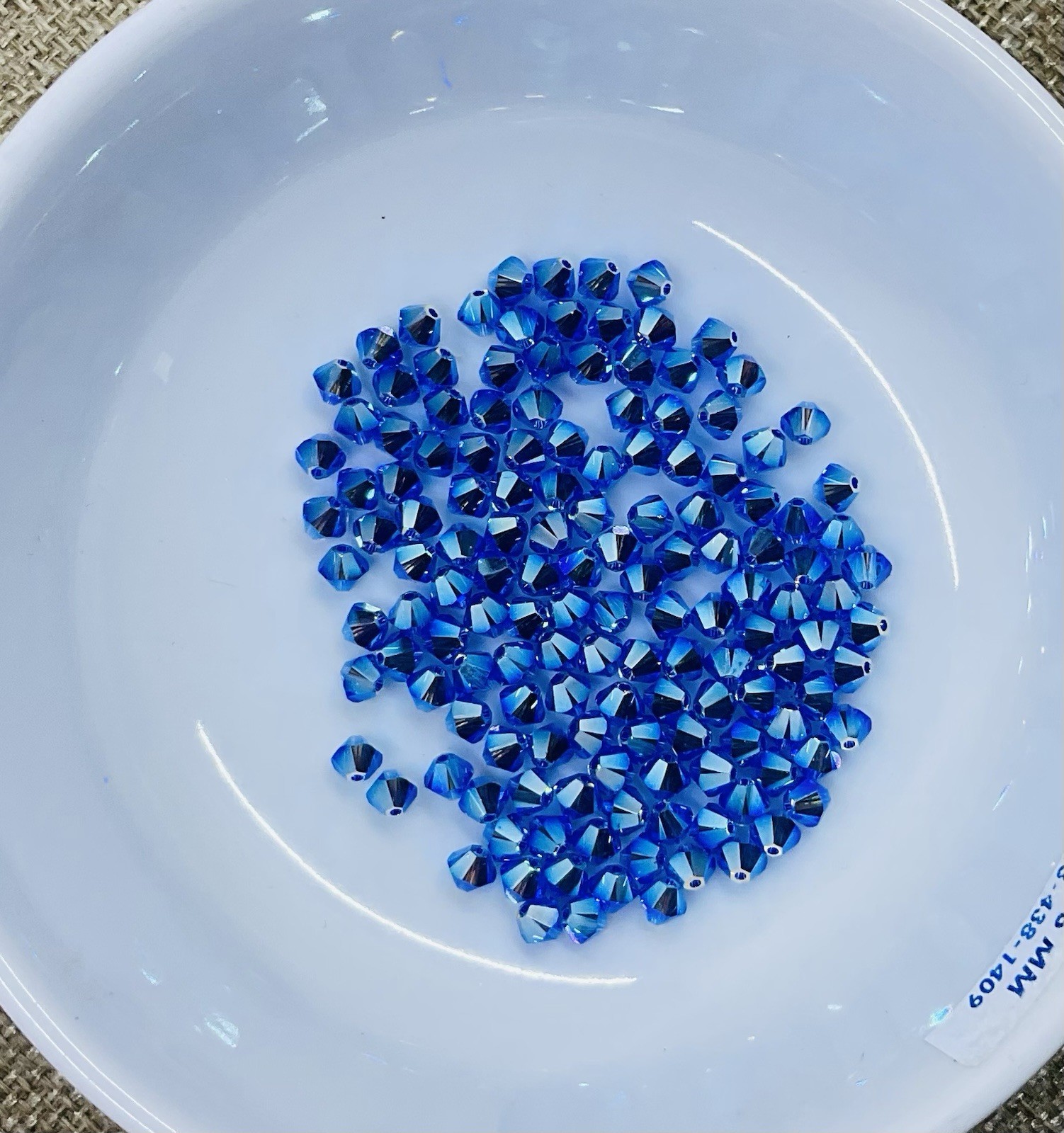 Swarovski 5328 3mm Sapphire AB 2X 144 Pcs Rare Beads Open Pack
