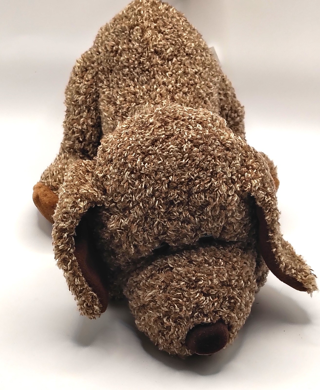 Vintage 1997 Wishpets Harry Brown Puppy Dog Plush Stuffed Animal Toy Soft