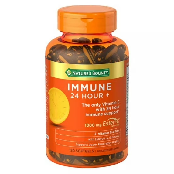 Nature's Bounty Immune 24 Hour - 120 Softgels