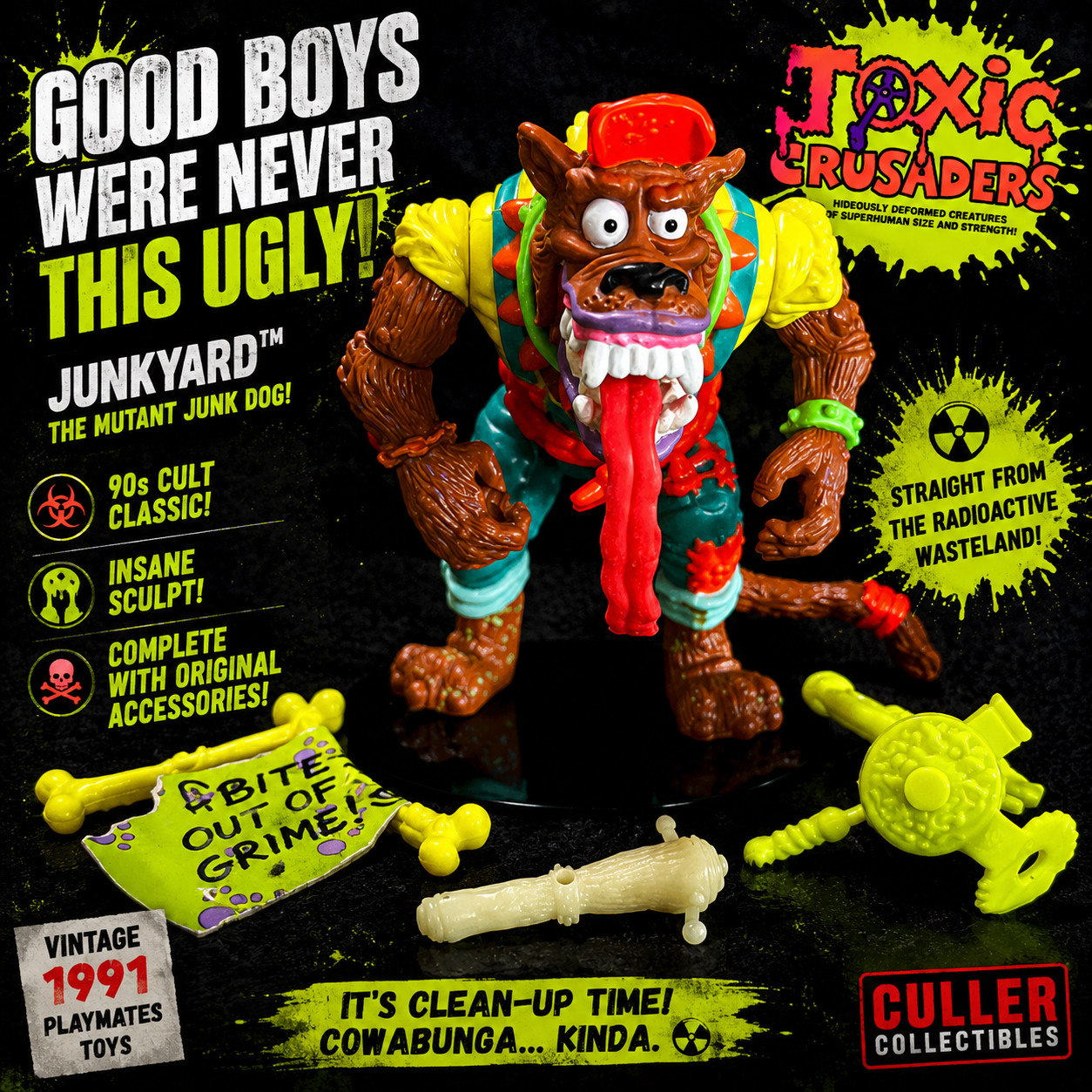 1991 JUNKYARD • VINTAGE TOXIC CRUSADERS PLAYMATES