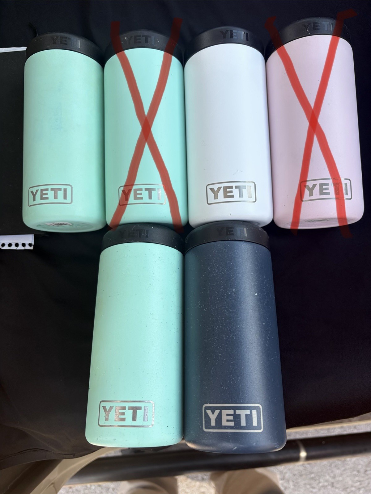 Yeti Colsters. 12oz Reg & 12oz Slim Can. + 20oz Rambler Yeti Colsters. 12oz Reg & 12oz Slim Can. + 20oz Rambler