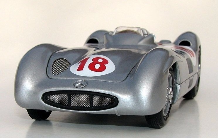 Mercedes Benz Race Racing Car Racer Vintage1 24Le Mans Built Metal Model