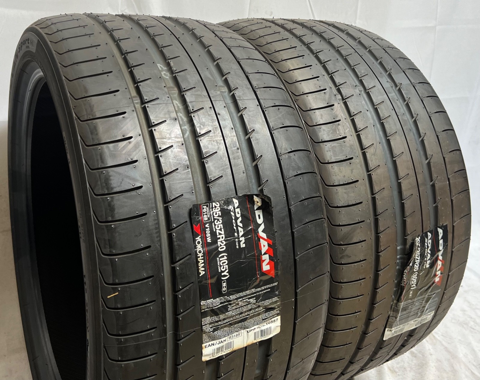 2 - NEW 295/35ZR20 XL (105Y) Yokohama Advan Sport V105 (N-0) Porsche - 5107 A&B