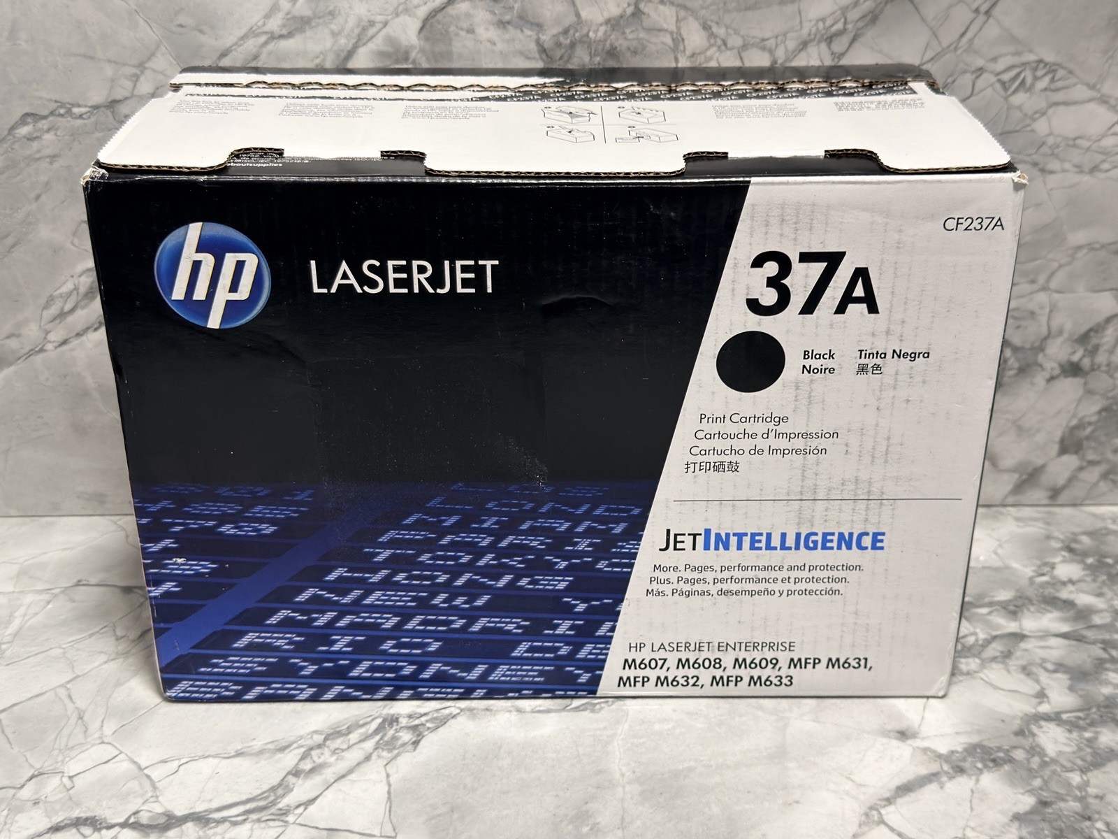 HP Genuine 37A Black Toner CF237A Sealed Cartridge HP Genuine 37A Black Toner CF237A Sealed Cartridge