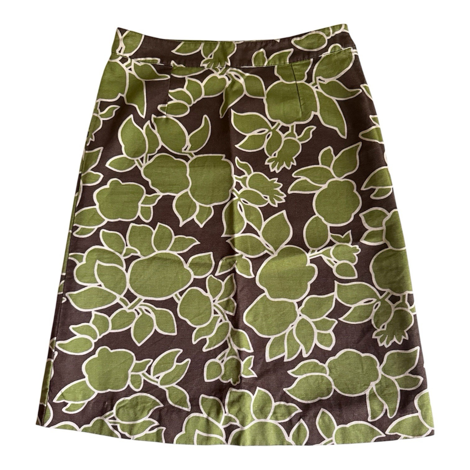Boden Women\'s Pencil Skirt Wool, Green/Blue, Size 8 Regular