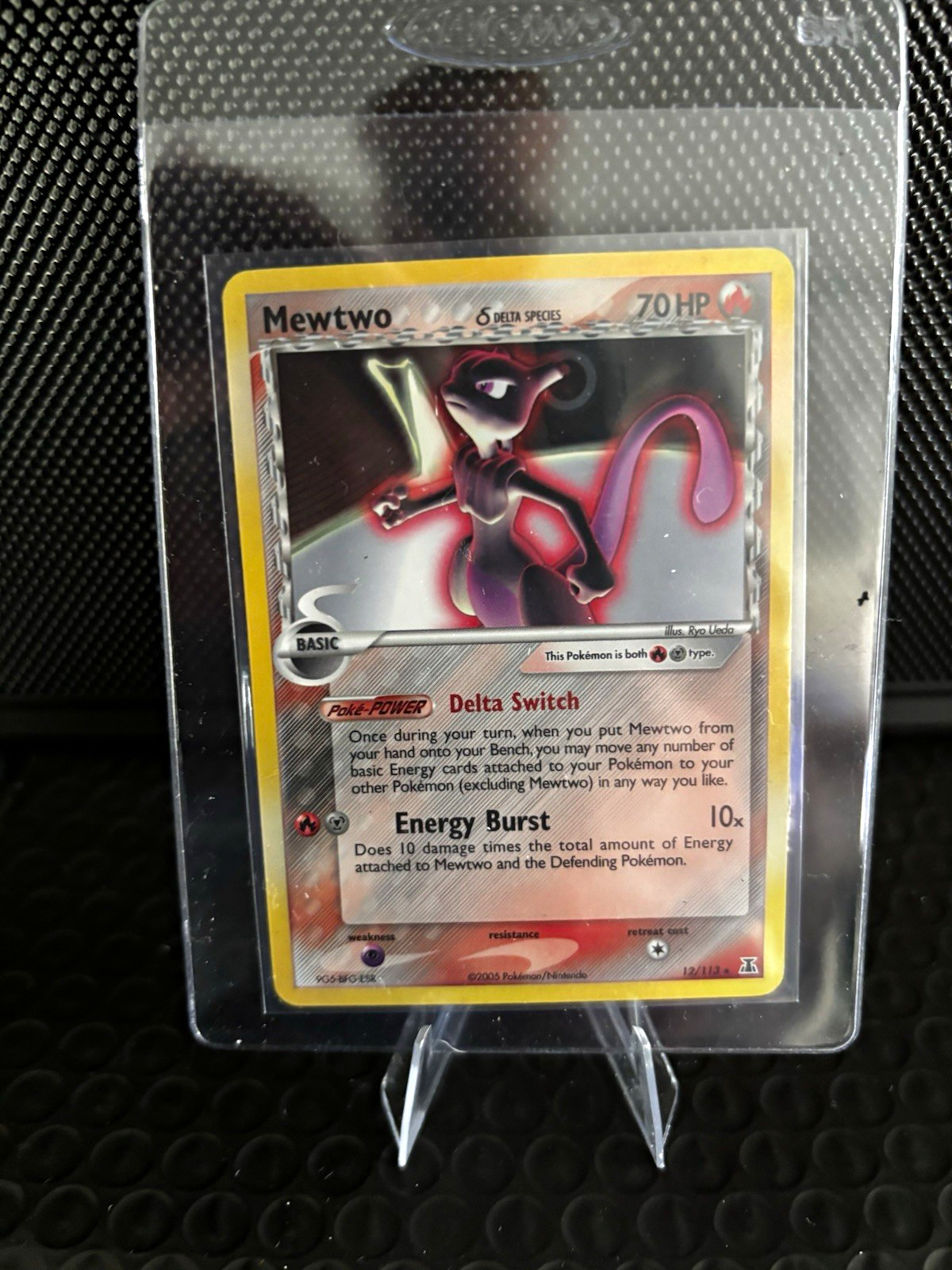 Pokemon TCG Mewtwo Delta Species EX Delta Species 12/113 Holo (see pics) 🔥🔥🔥