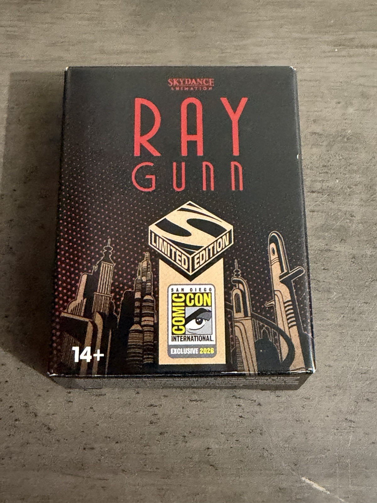 Ray Gun limited outta 1000 sdcc 2026 enamel pin