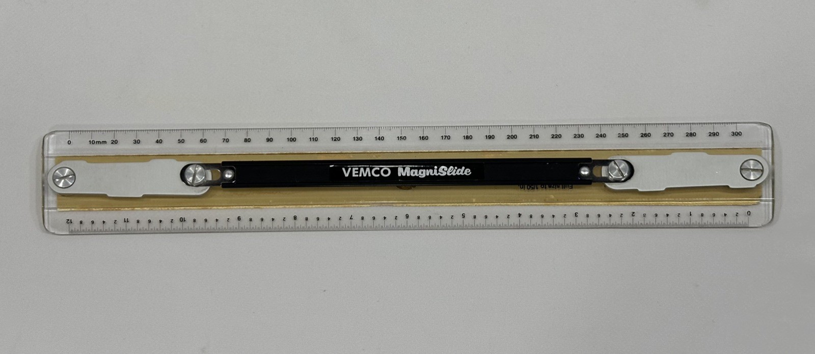 Vintage Vemco MagniSlide Drafting Scale Ruler