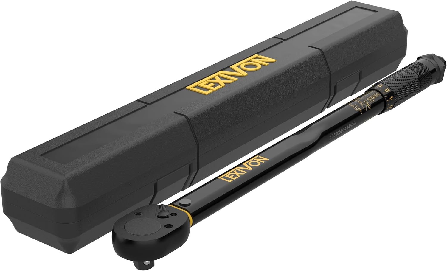 LEXIVON Torque Wrench 1/2-Inch Drive Click 10~150 Ft-Lb/13.6~203.5 Nm (LX-183) LEXIVON Torque Wrench 1/2-Inch Drive Click 10~150 Ft-Lb/13.6~203.5 Nm (LX-183)