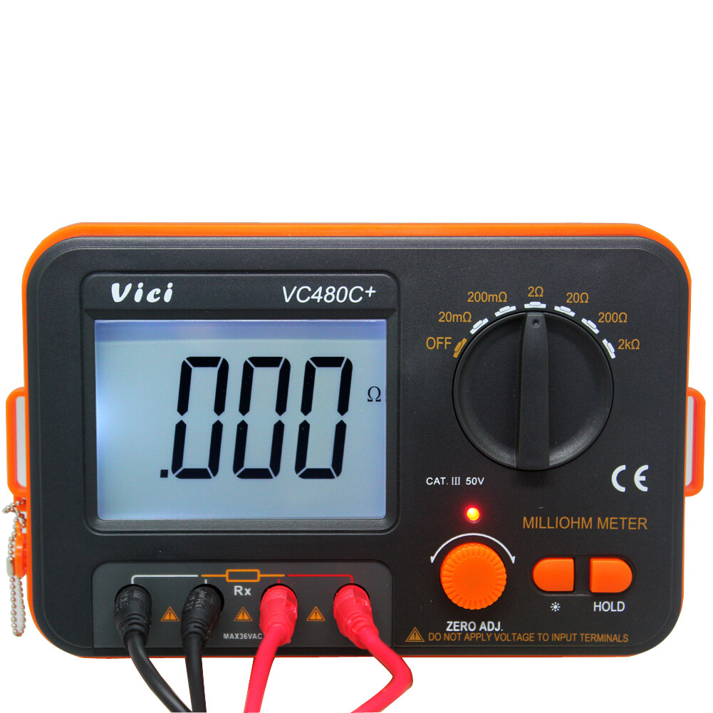 VC480C Precision Milliohm Meters Adjust Large LCD Calibration Certificate USA