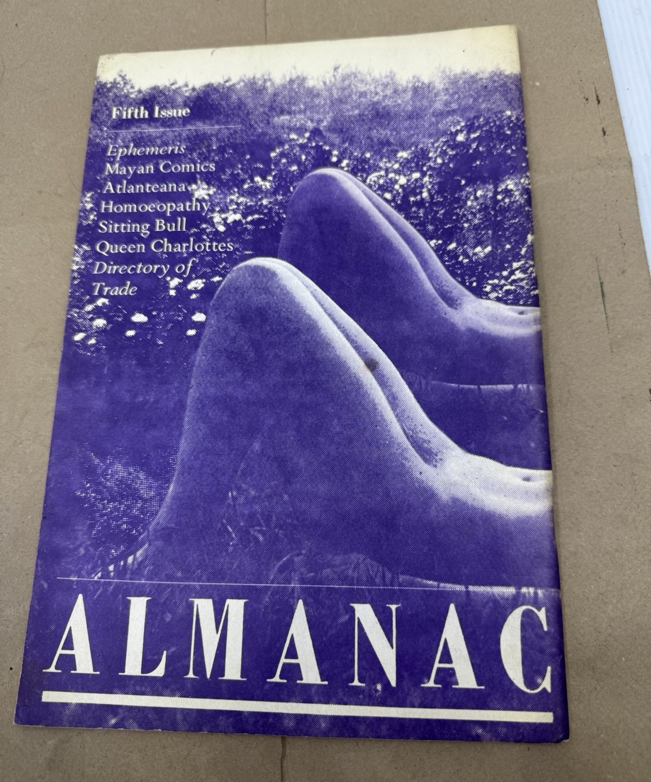 Vintage CANADIAN WHOLE EARTH TRUCK STORE ALMANAC 1972. Rare underground magazine