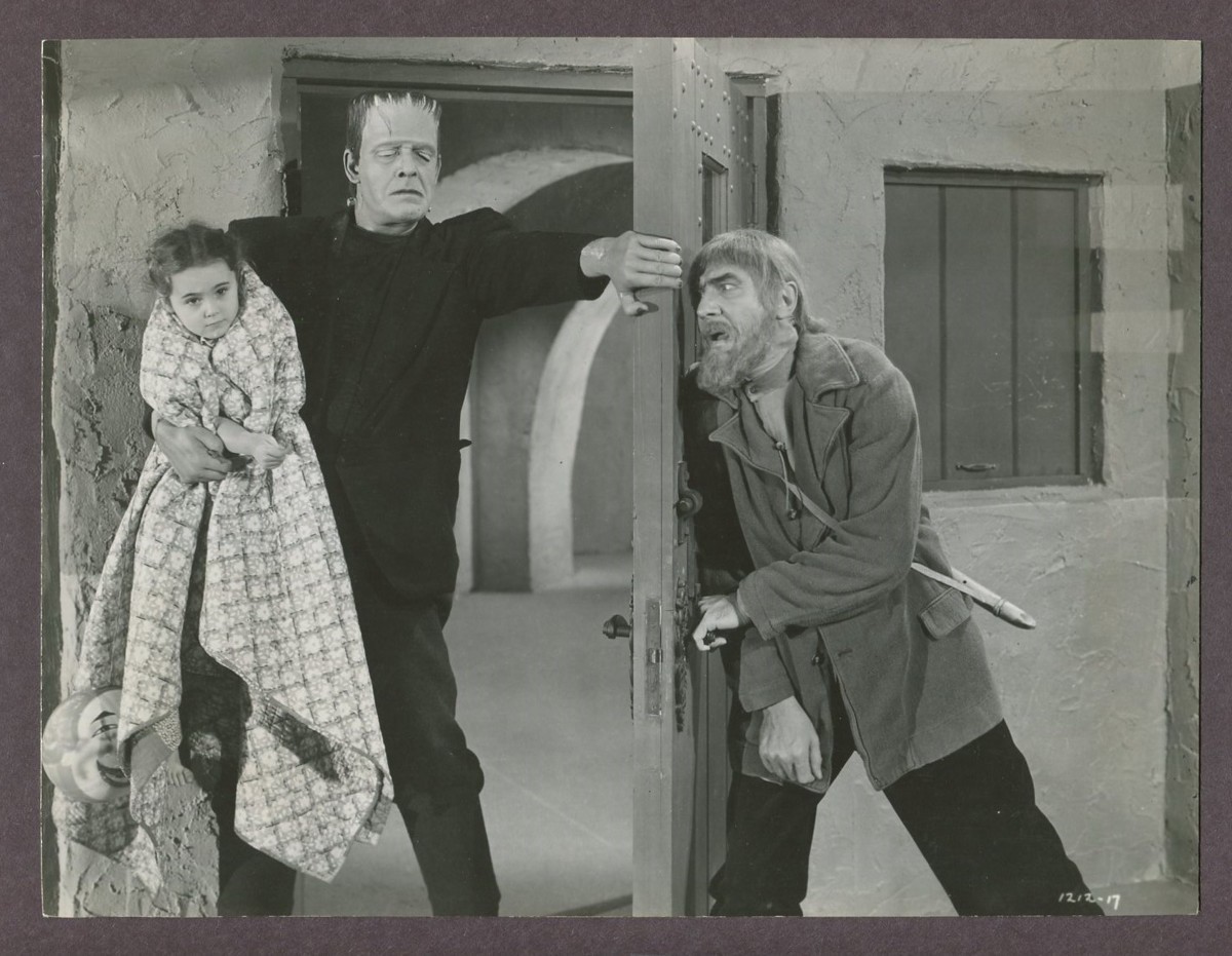 Bela Lugosi & Lon Chaney 1942 Original Ghost Of Frankenstein Photo J4919